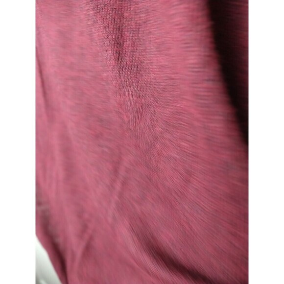 Pink Rose Burgundy Long Sleeve Front Tie Lightweight Sweater. Size L - Picture 9 of 10